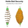 GreenCore Fishing Feeder, 14mm Luminous Beads Feeder for Fishing Method