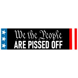 We The People Are Pissed Off Bumper Sticker Declaration of Independence We The People are Pissed Off Sticker Patriotic Decal