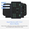 uscce Digital Dual Alarm Clock Radio - 0-100% Dimmer with