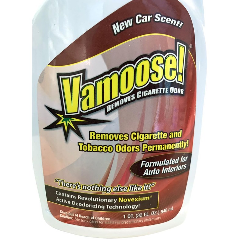 Vamoose! Smoke Odor Remover, New Car Scent, 32-Ounce Spray Bottle