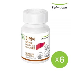 Pulmuone Liver Care 650mgX60tabletsX6 / 풀무원 간케어 650mgX60정X6개