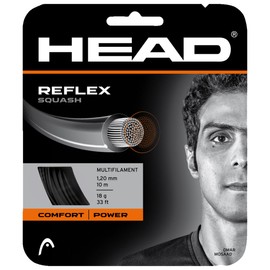 HEAD Reflex Squash String Set (18L / Black)