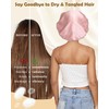 HAIMEIKANG Double-Sided 100% Mulberry Silk Bonnet & Shower Cap for