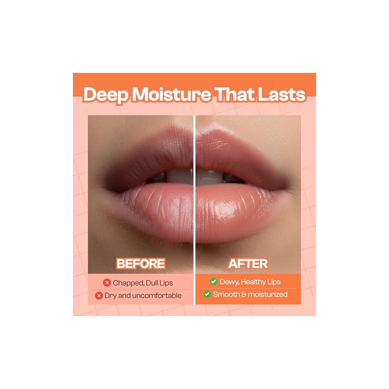 Bálsamo labial hidratante con vitamina E – Dermatológicamente probado, cuidado