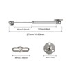 HZyizhihang 2 Pack Soft Close Toy Box Hinges - 100N