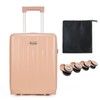 Aklsvion 18-inch Carry-on Boarding Luggage: Equipped with Movable Wheels, TSA