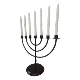 Candelabro Judio Herreria 7 Brazos / Menorah Herreria
