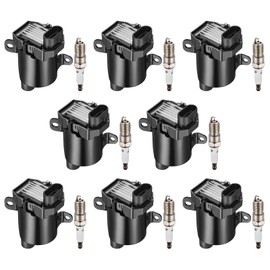 BDFHYK 8 Ignition Coil Pack UF262 and 8 Iridium Spark Plug 3186 Compatible with GMC Sierra Savana Yukon Envoy, Compatible with Chevy Silverado Suburban Express Avalanche 1500 2500 3500 Tahoe Escalade