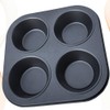 Yardwe Muffin Pan 4 Cup, 1PC Air Fryer Small Oven