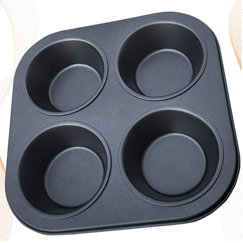 Yardwe Muffin Pan 4 Cup, 1PC Air Fryer Small Oven
