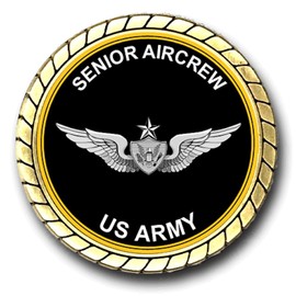 US Army Senior Aircrew Badge Challenge Coin