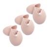 KOMBIUDA 3 Pairs Knitted Ballet Pointe Shoe Pads Soft Breathable