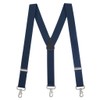 Suspender Store Solid Suspenders -1.5-Inch Wide Elastic - Y-Back -