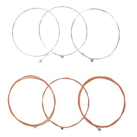 Acoustic Guitar Copper Metal Strings Replacement Part Accessory Long Lasting Warm Bright Balanced Tone Most Acoustic Folk Guitar