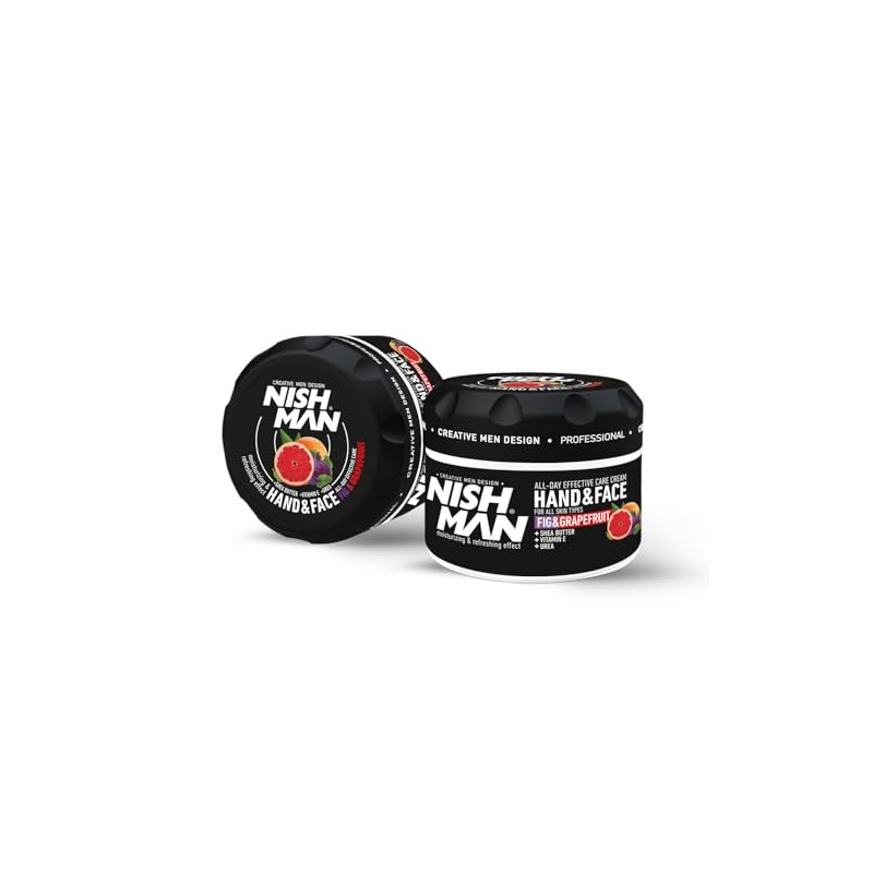 NISHMAN Hand, Face and Body Cream for Men, 300 ml