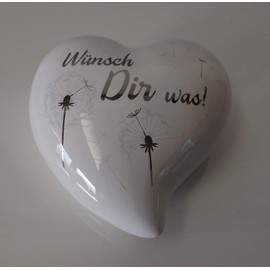 Casablanca Money Box Dandelion Heart Shape, Core
