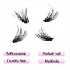Lash Clusters Extensions D Curl 40D DIY Eyelash Extension Natural