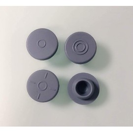 SUCOHANS 100 peices Mushrooms Self Healing Rubber Injection Ports,13mm Rubber Bottle Stoppers, For Sealing 1/4 inch or 7mm opening, Steam Sterilization safe