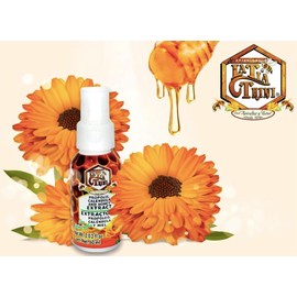 LA TIA TRINI | Propóleo caléndula y miel | Uso interno y externo | Colitis y gastritis | Cicatriza heridas | Expulsa flemas | Inflamaciones | Raspones | 3 Frascos espray total 180 ml