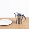 16OZ Gravy Boat Stainless Steel Gravy Warmer Serving Sauce Jug