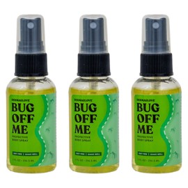 DERMAGLOVE Bug Off Me Travel Kit - Insect Repelling Protective Body Spray - 2 Fl Oz (Pack of 3)