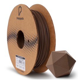 Protopasta Bronze Filled PLA 3D Printer Filament | ProtoPlant Metal-Filled PLA Plastic Printer Filament with 60% Bronze | Polish and Patina Friendly Metal Composite Filament | 500g Metallic Spool