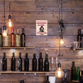 Metal Bar Signs Tin Plaque Vintage Style - Ideal Accessories for Home Bar Pub Shed Man Cave Gift - 3 Sizes It's Not Really 2
