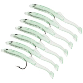Outanaya 8Pcs Luminous Sinking Lures Reusable Fishing Tool for Saltwater Freshwater Practical Baits for Fishing Enthusiasts and Outdoor Adventures