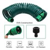 Recoil Garden Hose 25FT EVA Water Hose with 7-Pattern Spray