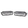 ECS-AUTO Dual LED Fog Signal Lights Kit White W/Wire Switch