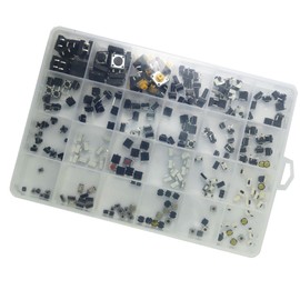 DollaTek 25 models 250pcs Tactile Push Button Switch Micro Switch button switches DIY maintenance toys switch