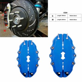 Unbranded 4PCS 3D Front&Rear Car Disc Brake Caliper Cover Parts Auto Car Accessories Blue