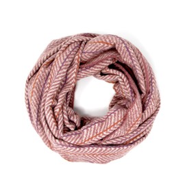 RJAY Women's Warm Winter Loop Infinity Neck Warmer Scarf (Herringbone - Pink)