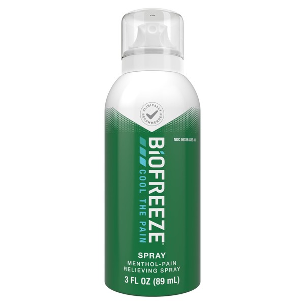 Biofreeze Biofreeze Menthol Spray 3 FL OZ Colorless Aerosol Spray