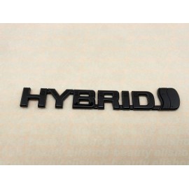 Toyota OEM Gloss Black Fender HYBRID Letter Emblem Badge For 2020 - 2023 Toyota Highlander