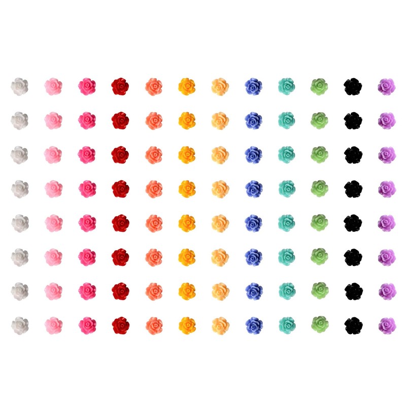 100 pieces Rose Embellishments for Nail Art Charm or jewelry