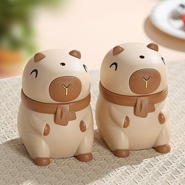 Toothpick Holder Dispenser | Toothpick Box,Organizer Cute Capybara Design Smart Automatic Jar for Kitchen Travel Restaurant Fridge Car