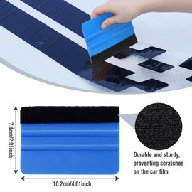 Car Vinyl Wrap Tool kit, 10Pcs Window Film Install Tools Wrap Squeegee Wallpaper Smoothing Tool Felt Squeegee Hard Scraper Vinyl Trimming Tools for Car Wrapping and Install Wallpaper