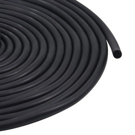 Storystore Backer Rod, 1/4" Diameter x 16.4' Length Black EPDM Rubber Caulk Saver for Gaps and Weather Stripping Door Seal, Concrete Expansion Joint Filler