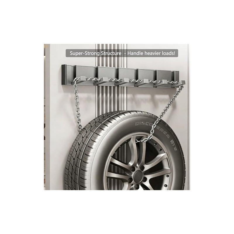 Drovalles Coat Rack Wall Mounted, 5 Retractable Pegs, Heavy Duty,