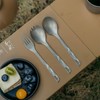 Thous Winds Cutlery, Titanium Fork Spoon, Sparking Spoon, Lightweight, Durable,