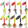 Fishing Lures Spinnerbait Kit Rooster Bait Tail Fishing Lures Inline