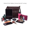 Wise Owl Accessories Real Leather Small Crossbody Handbags & Purses