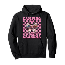 Camping Grandma RV Camping Camper Motorhome Nana Coquette Pullover Hoodie