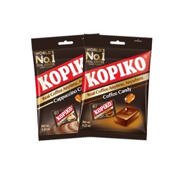 Kopiko Coffee Hard Candy 4 Pack On the Go Caffeine Boost Coffee Flavor