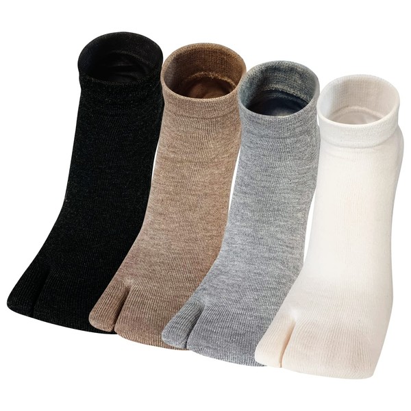 ZFSOCK Cotton Toe Socks Geta Socks Short Two Toe Socks