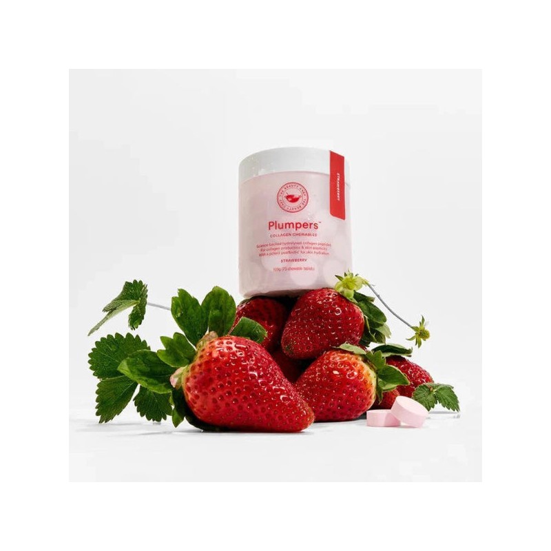 The Beauty Chef Plumpers Collagen Chewables Strawberry