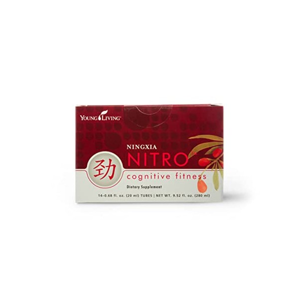 Young Living Ningxia Nitro Cognitive Fitness - Focus, Acuity, Performance - 14 0.68-fl-oz Tube