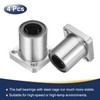 sourcing map LMK20UU Linear Ball Bearings 20mm Bore 32mm OD
