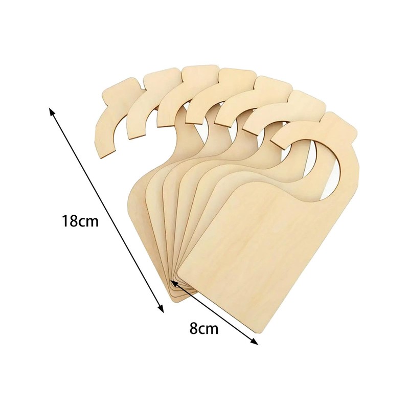 Perfeclan Pack of 7 Baby Wardrobe Dividers Blank Clothes Rack